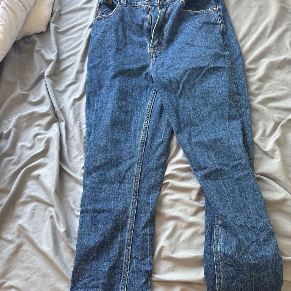 Abercrombie & Fitch Blue Straight Leg Jeans